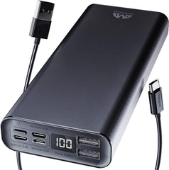 Portable Charger Real Capacity 20000mAh Power Bank with Smart IQ