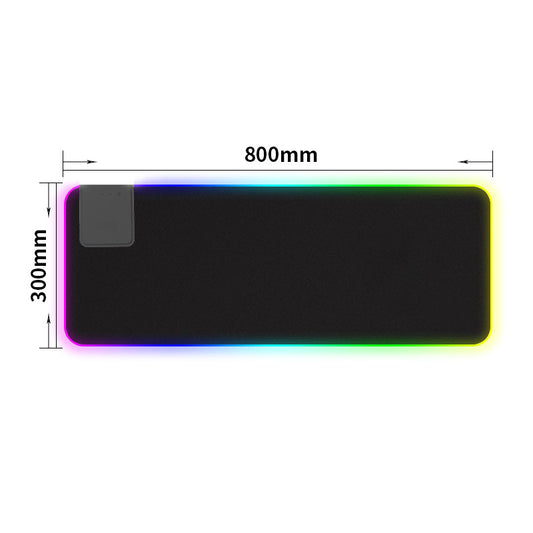 Wireless Charger LED Light Colorful RGB Glowing Mouse Pad