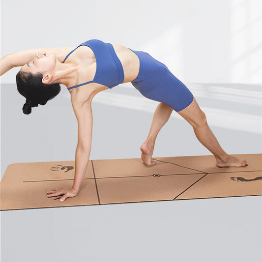 New Cork Natural Rubber Yoga Mat