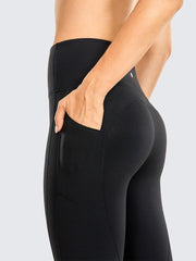 Women's Naked Feeling Workout Leggings - 23 Inches No Front Seam Yoga